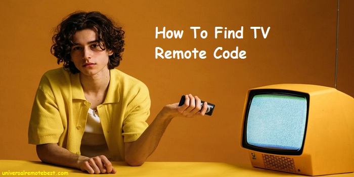 how to find tv remote code