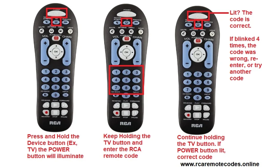 how to program RCA universal remote