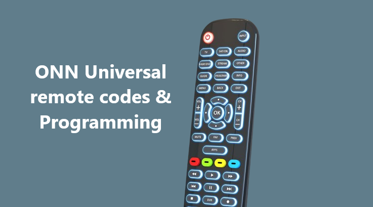 ONN Universal remote codes with the programming guide