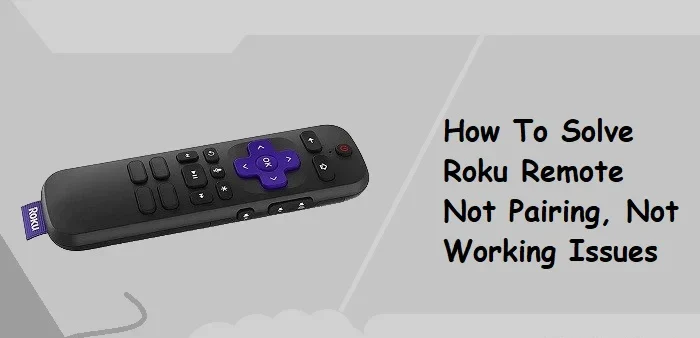 fix roku remote pairing issue